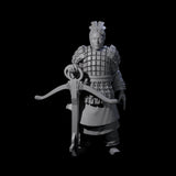 Chinese Terracotta Crossbowman I Miniature for Dungeons and Dragons, Pathfinder or other TTRPGs