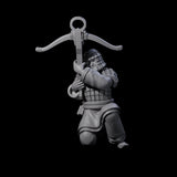 Chinese Terracotta Crossbowman J Miniature for Dungeons and Dragons, Pathfinder or other TTRPGs