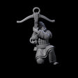 Chinese Terracotta Crossbowman J Miniature for Dungeons and Dragons, Pathfinder or other TTRPGs