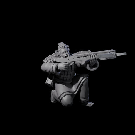 Chinese Terracotta Crossbowman L Miniature for Dungeons and Dragons, Pathfinder or other TTRPGs