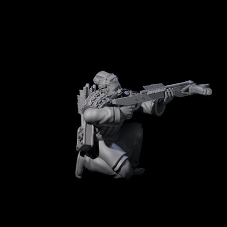 Chinese Terracotta Crossbowman L Miniature for Dungeons and Dragons, Pathfinder or other TTRPGs