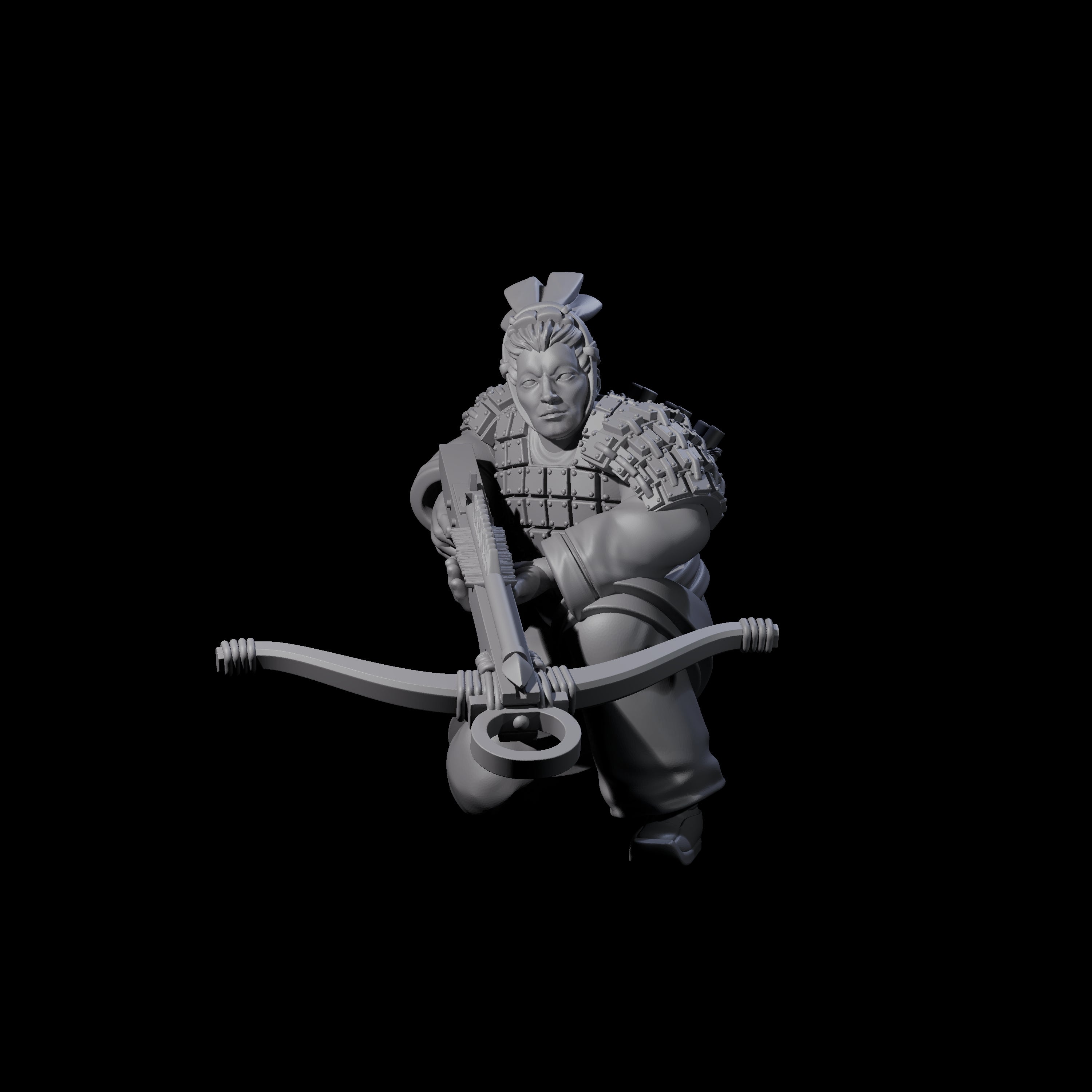 Chinese Terracotta Crossbowman M Miniature for Dungeons and Dragons, Pathfinder or other TTRPGs