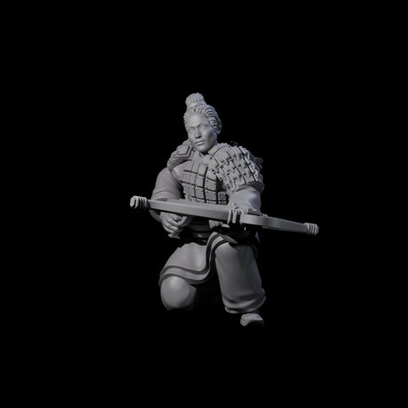 Chinese Terracotta Crossbowman N Miniature for Dungeons and Dragons, Pathfinder or other TTRPGs