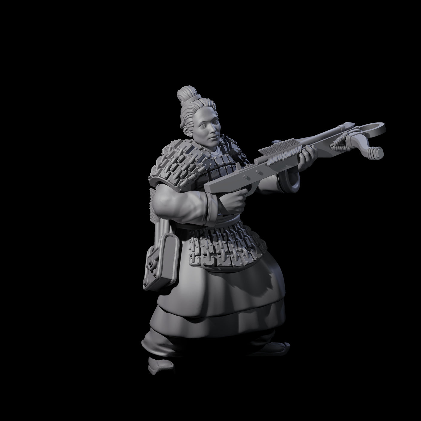 Chinese Terracotta Crossbowmen Miniature for Dungeons and Dragons, Pathfinder or other TTRPGs