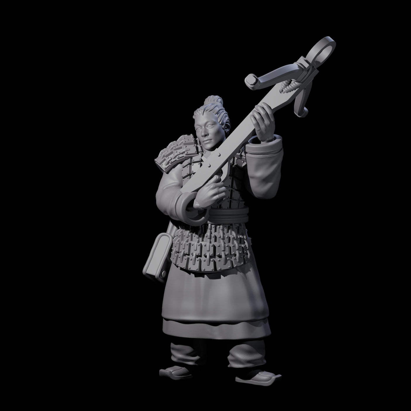 Chinese Terracotta Crossbowmen Miniature for Dungeons and Dragons, Pathfinder or other TTRPGs