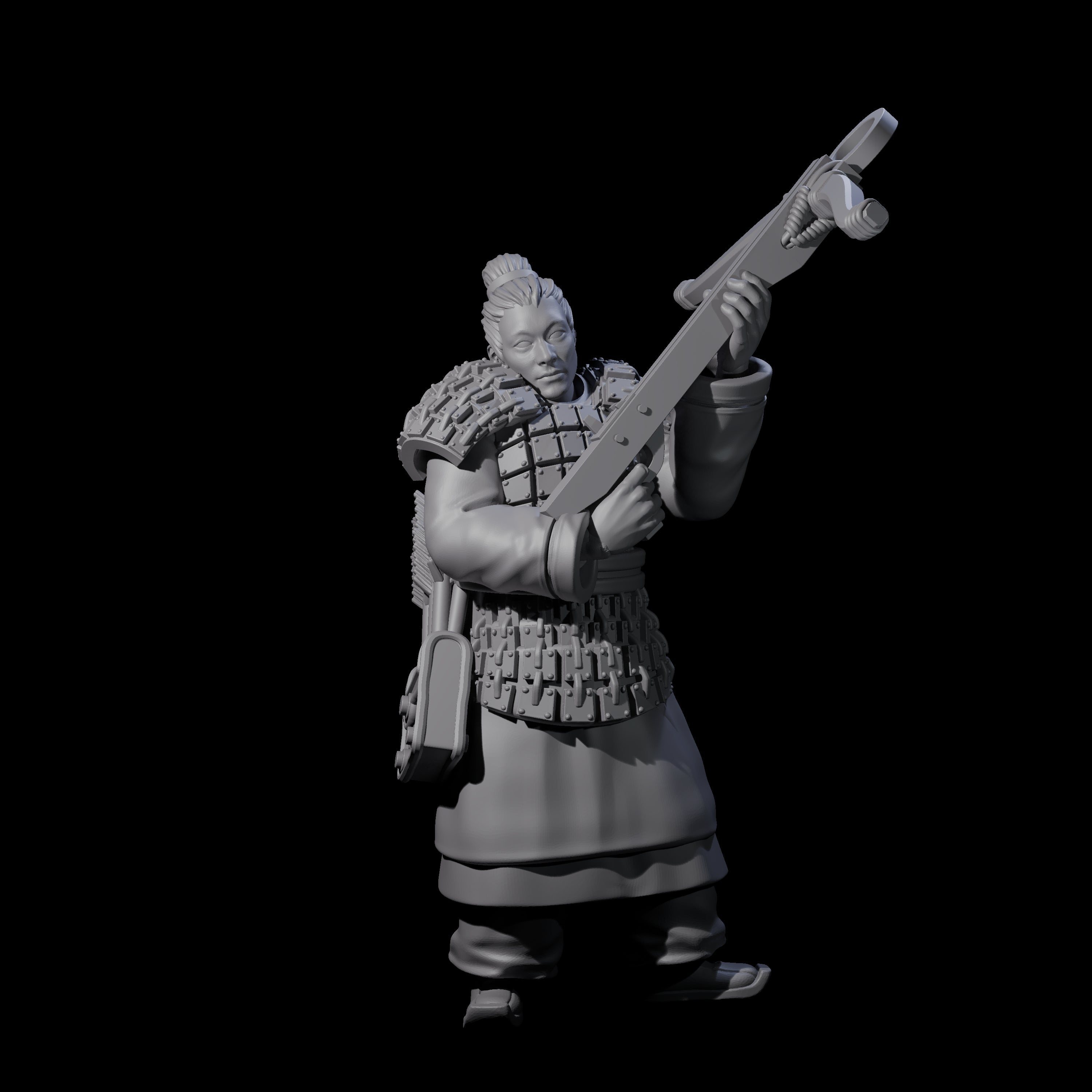 Chinese Terracotta Crossbowmen Miniature for Dungeons and Dragons, Pathfinder or other TTRPGs