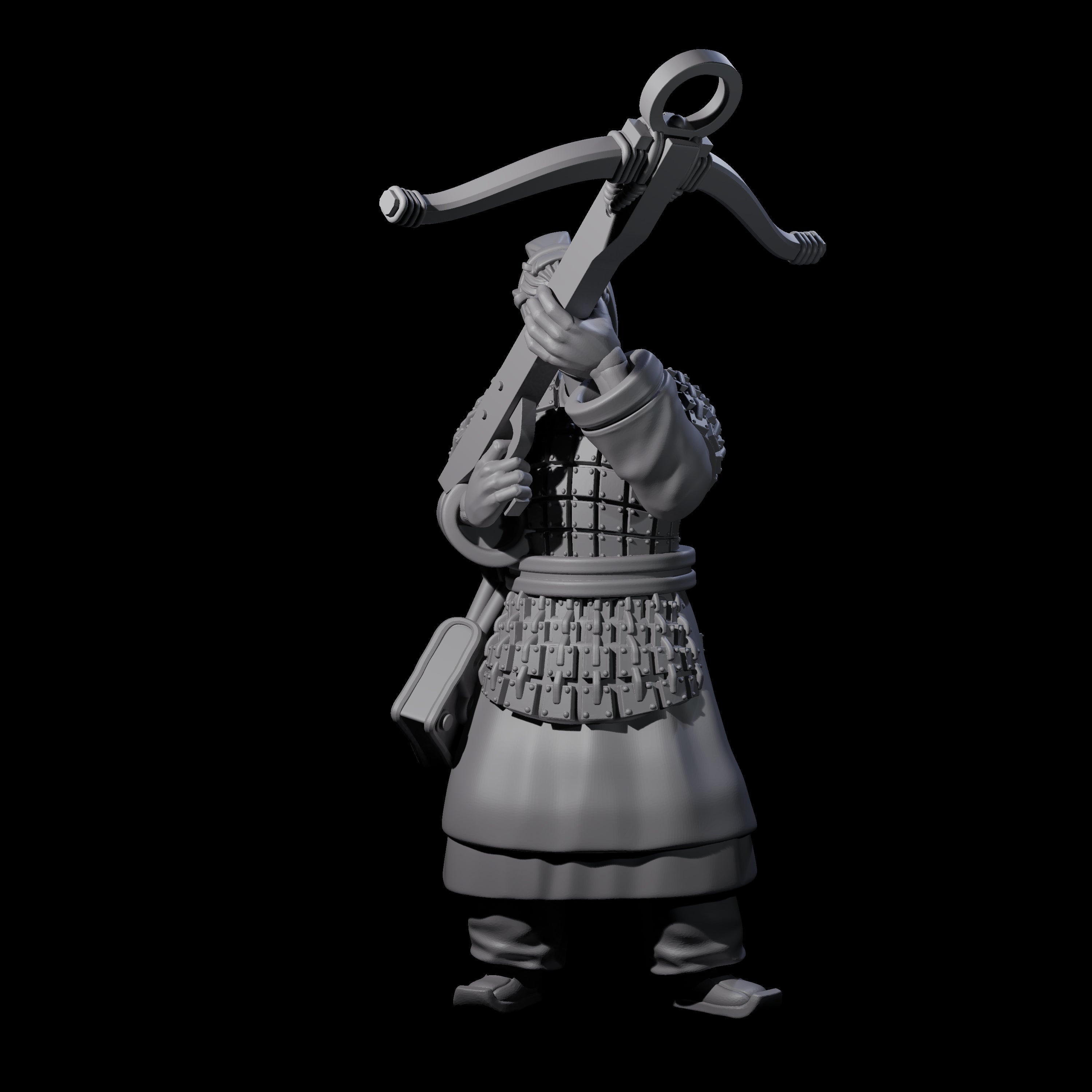 Chinese Terracotta Crossbowmen Miniature for Dungeons and Dragons, Pathfinder or other TTRPGs