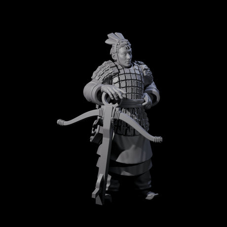 Chinese Terracotta Crossbowmen Miniature for Dungeons and Dragons, Pathfinder or other TTRPGs