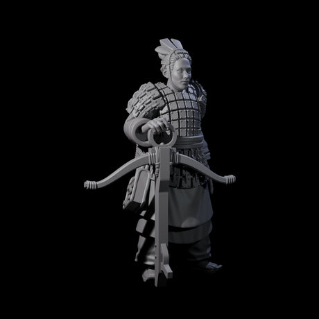 Chinese Terracotta Crossbowmen Miniature for Dungeons and Dragons, Pathfinder or other TTRPGs