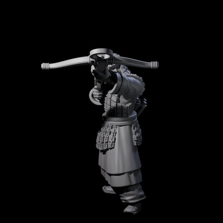 Chinese Terracotta Crossbowmen Miniature for Dungeons and Dragons, Pathfinder or other TTRPGs
