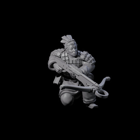 Chinese Terracotta Crossbowmen Miniature for Dungeons and Dragons, Pathfinder or other TTRPGs