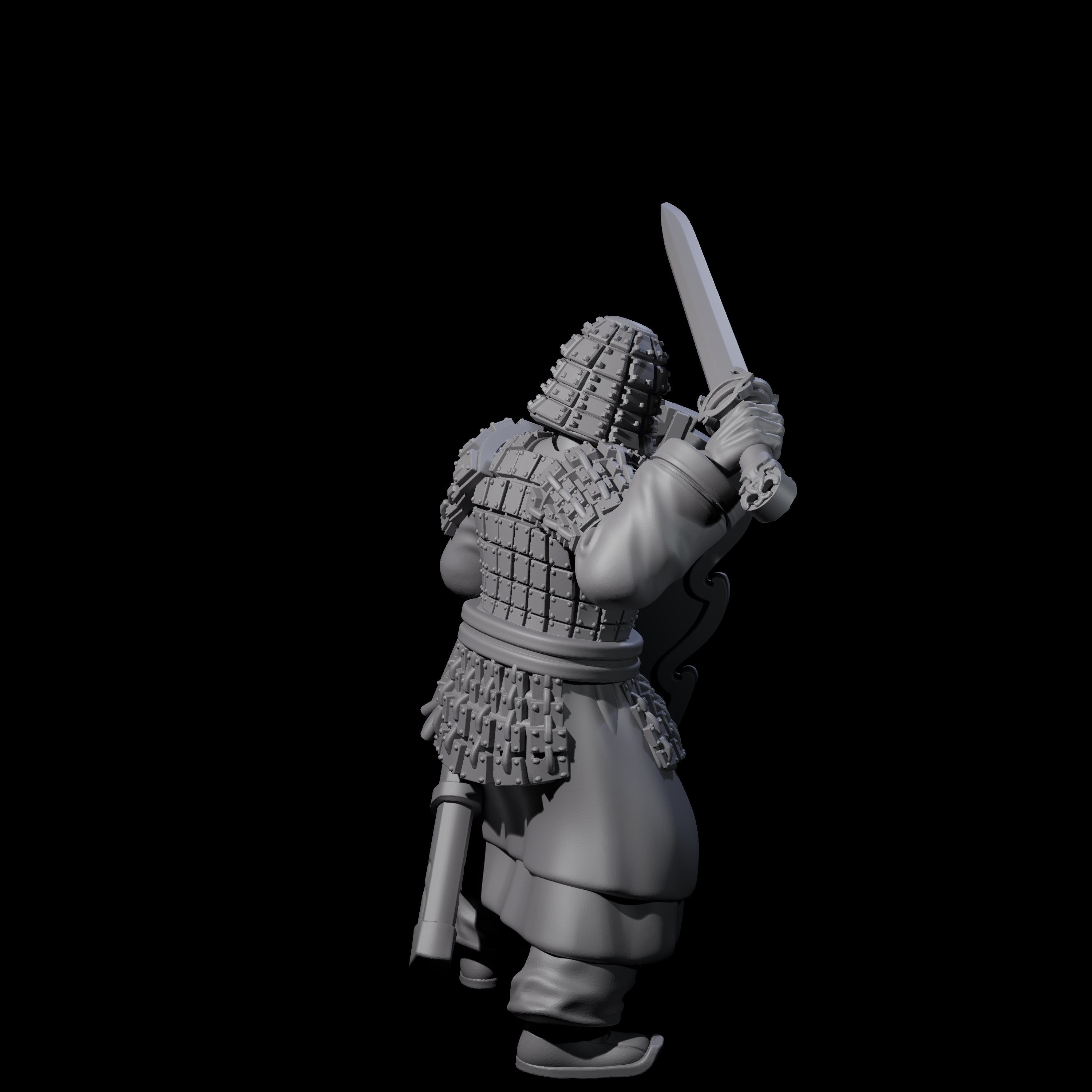 Chinese Terracotta Fierce Terracotta Warrior A Miniature for Dungeons and Dragons, Pathfinder or other TTRPGs