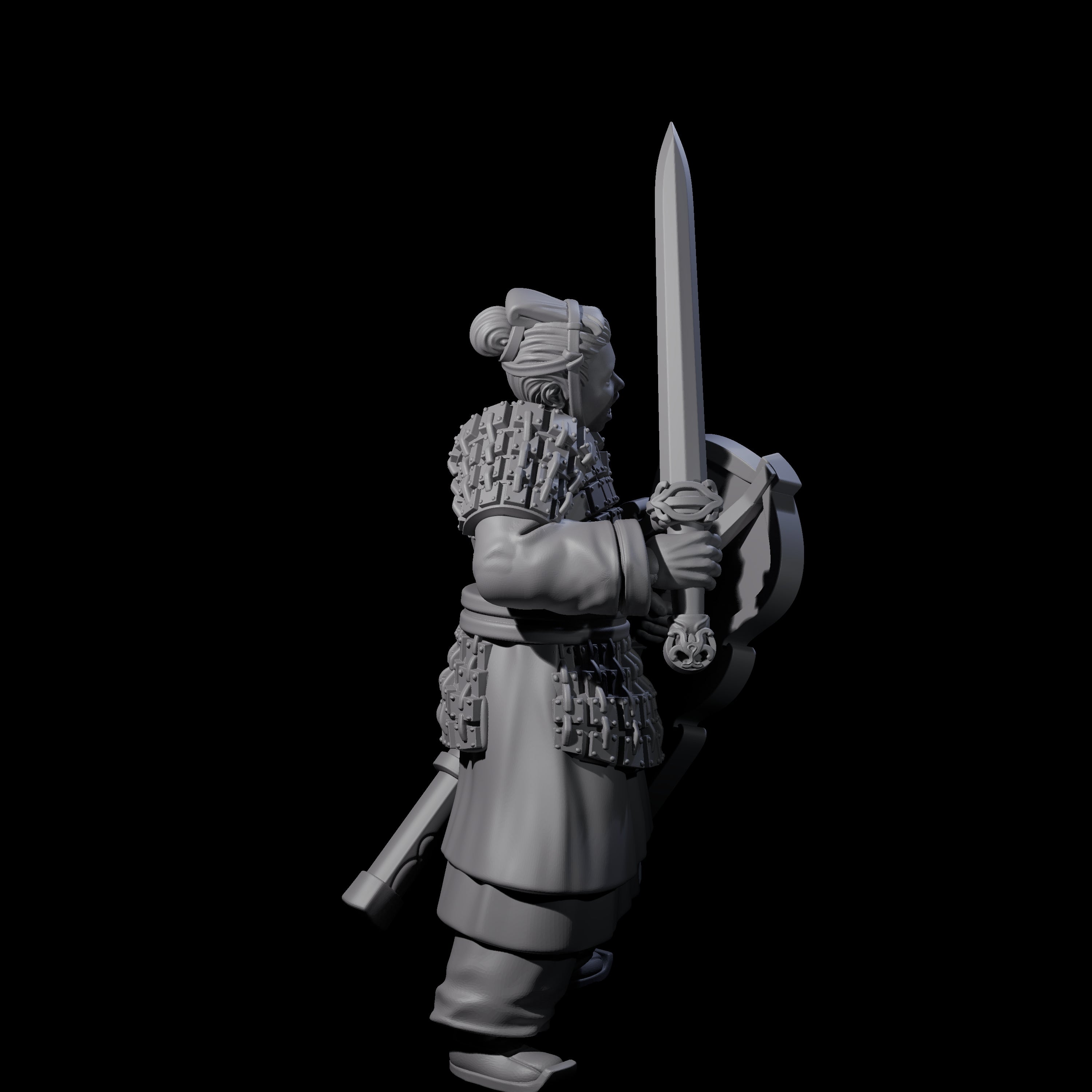 Chinese Terracotta Fierce Terracotta Warrior B Miniature for Dungeons and Dragons, Pathfinder or other TTRPGs