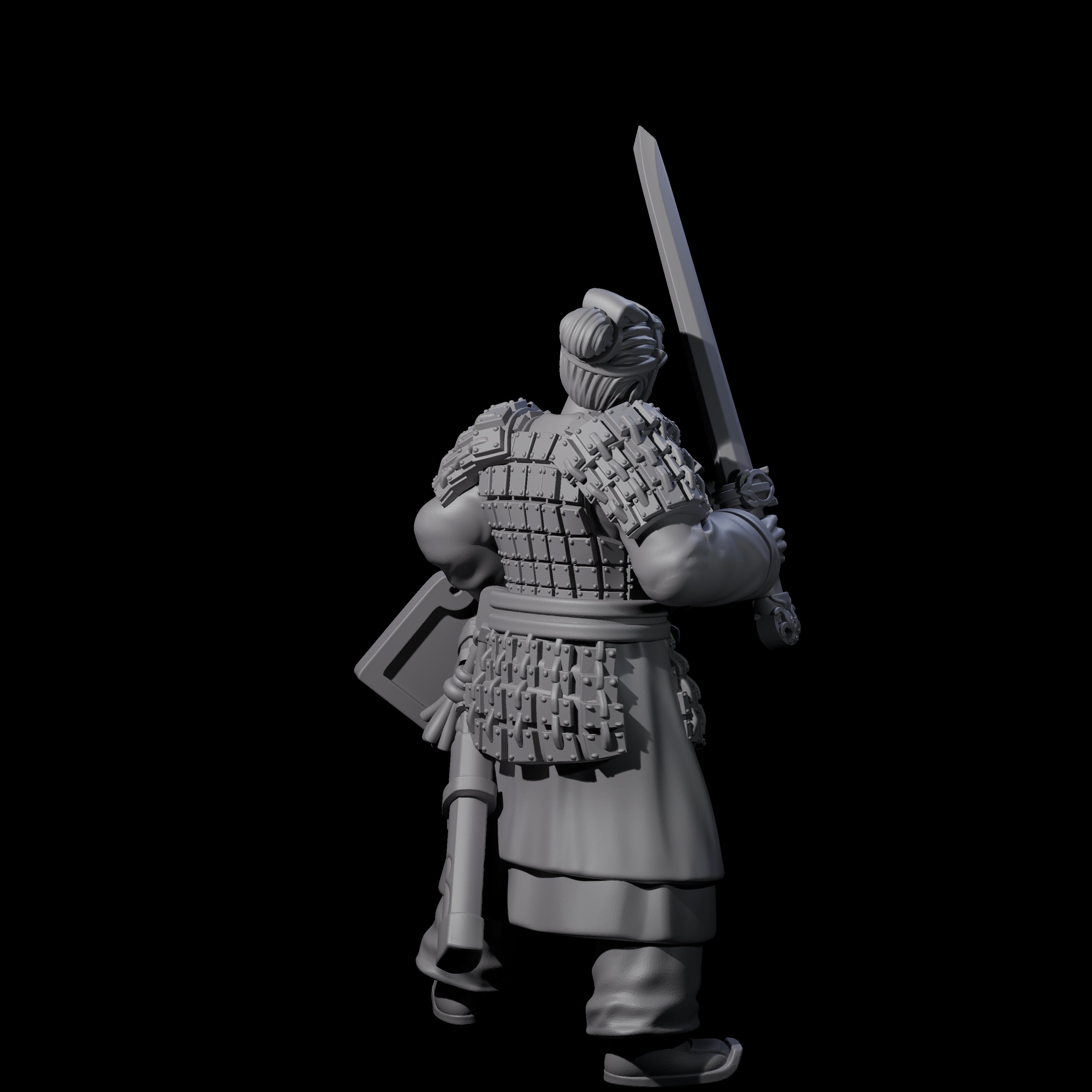 Chinese Terracotta Fierce Terracotta Warrior B Miniature for Dungeons and Dragons, Pathfinder or other TTRPGs