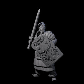 Chinese Terracotta Fierce Terracotta Warrior B Miniature for Dungeons and Dragons, Pathfinder or other TTRPGs