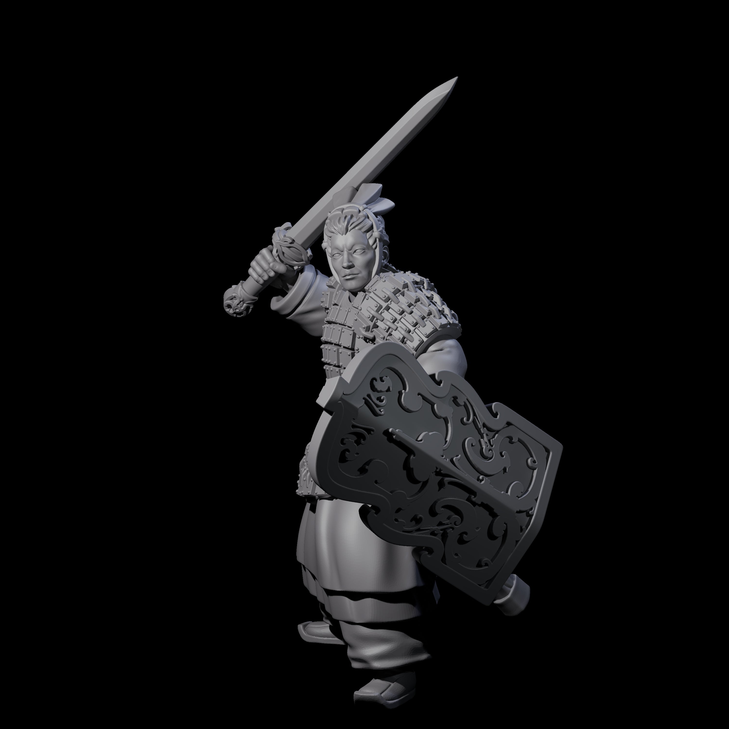 Chinese Terracotta Fierce Terracotta Warrior C Miniature for Dungeons and Dragons, Pathfinder or other TTRPGs