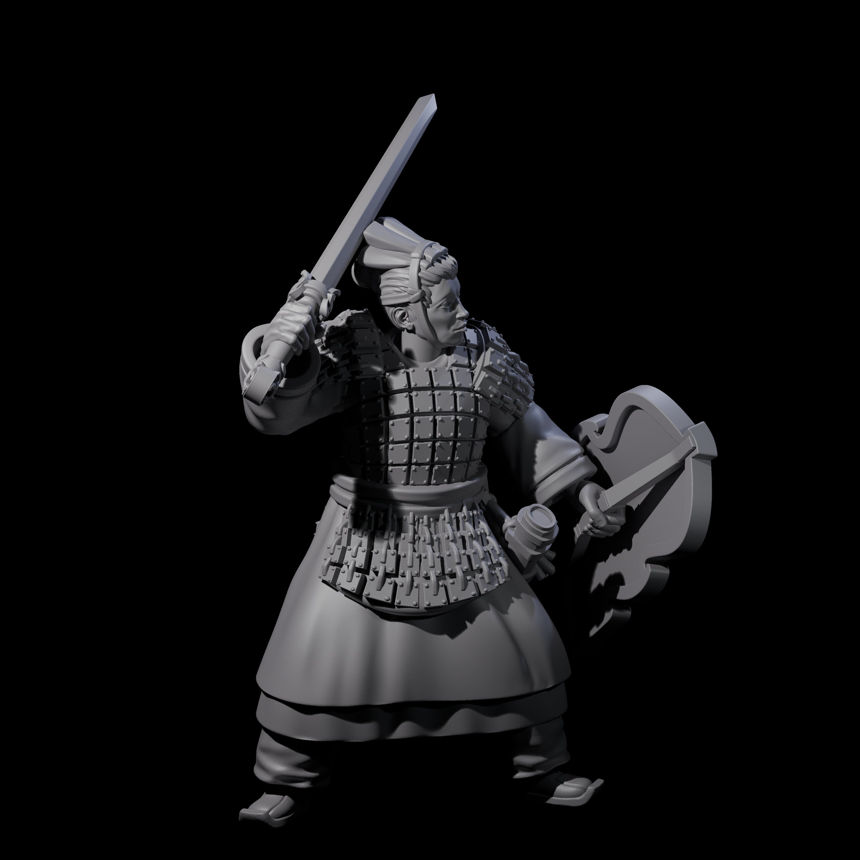 Chinese Terracotta Fierce Terracotta Warrior C Miniature for Dungeons and Dragons, Pathfinder or other TTRPGs