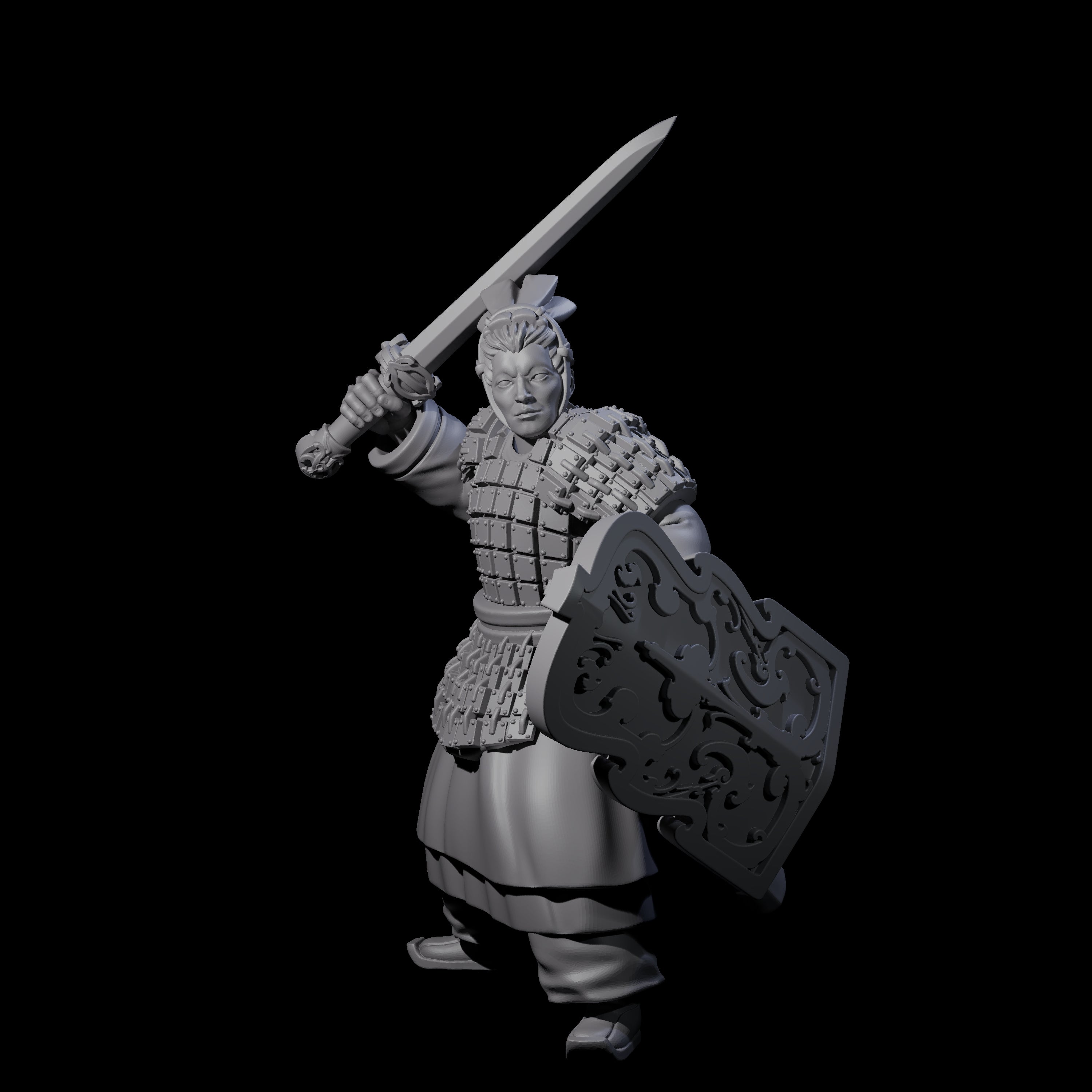 Chinese Terracotta Fierce Terracotta Warrior C Miniature for Dungeons and Dragons, Pathfinder or other TTRPGs