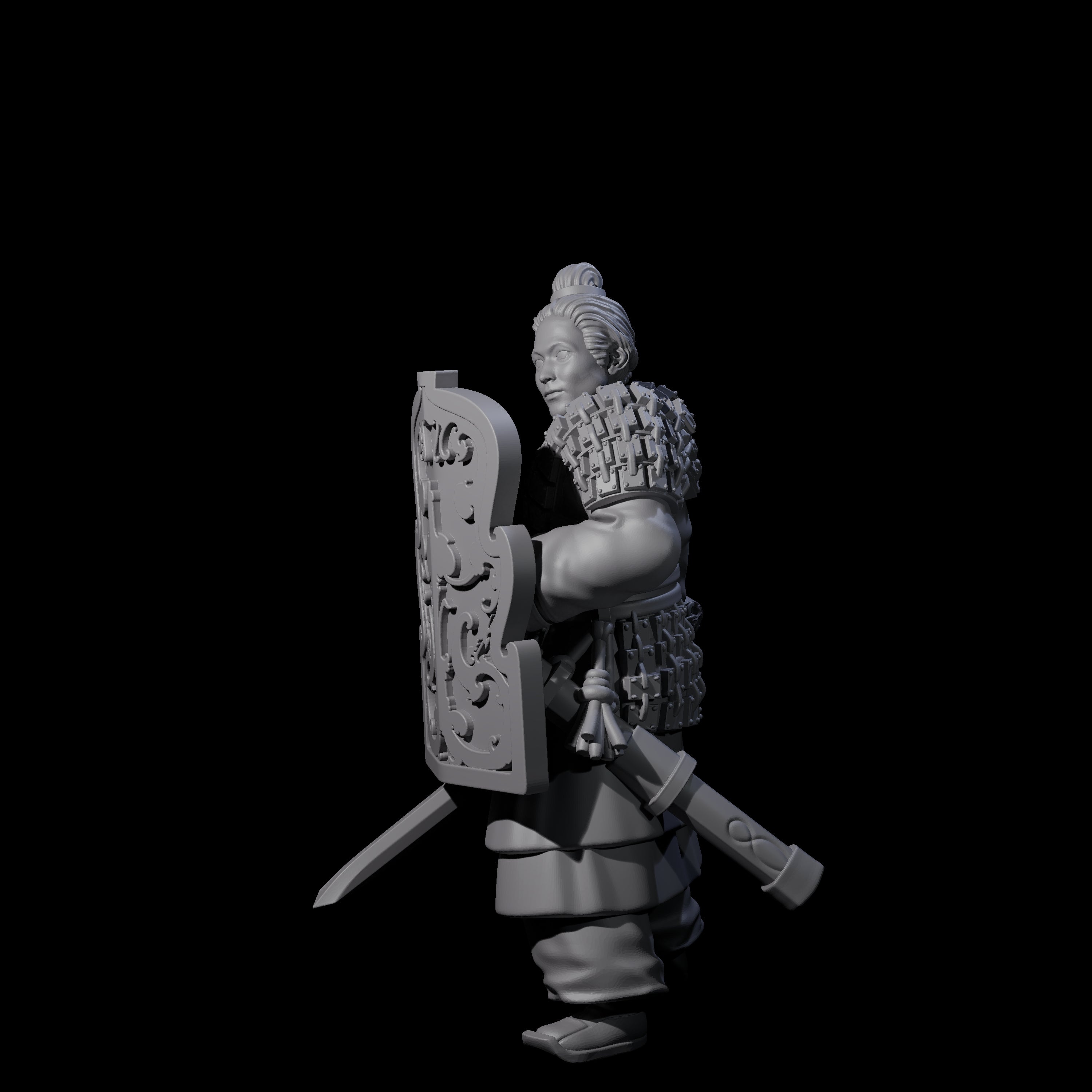 Chinese Terracotta Fierce Terracotta Warrior D Miniature for Dungeons and Dragons, Pathfinder or other TTRPGs