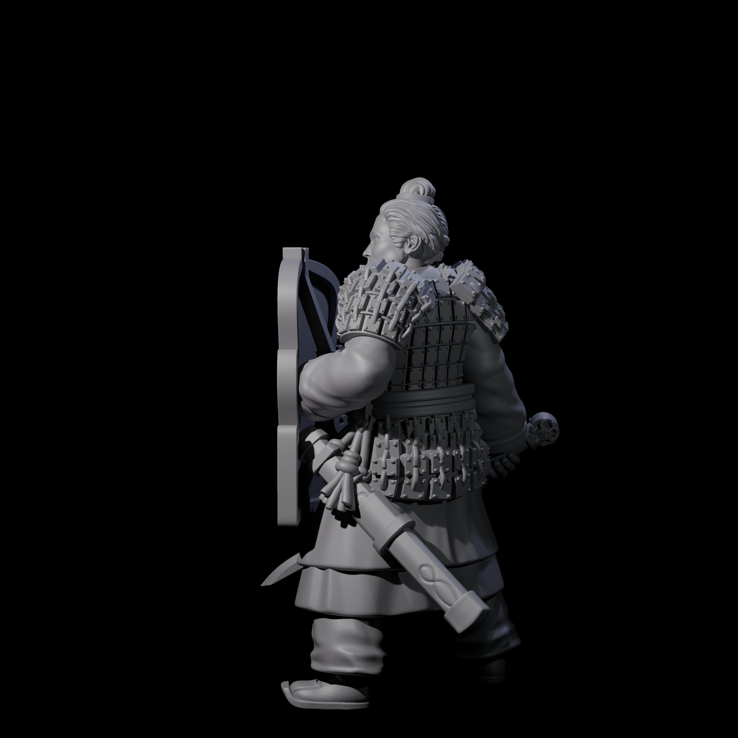 Chinese Terracotta Fierce Terracotta Warrior D Miniature for Dungeons and Dragons, Pathfinder or other TTRPGs