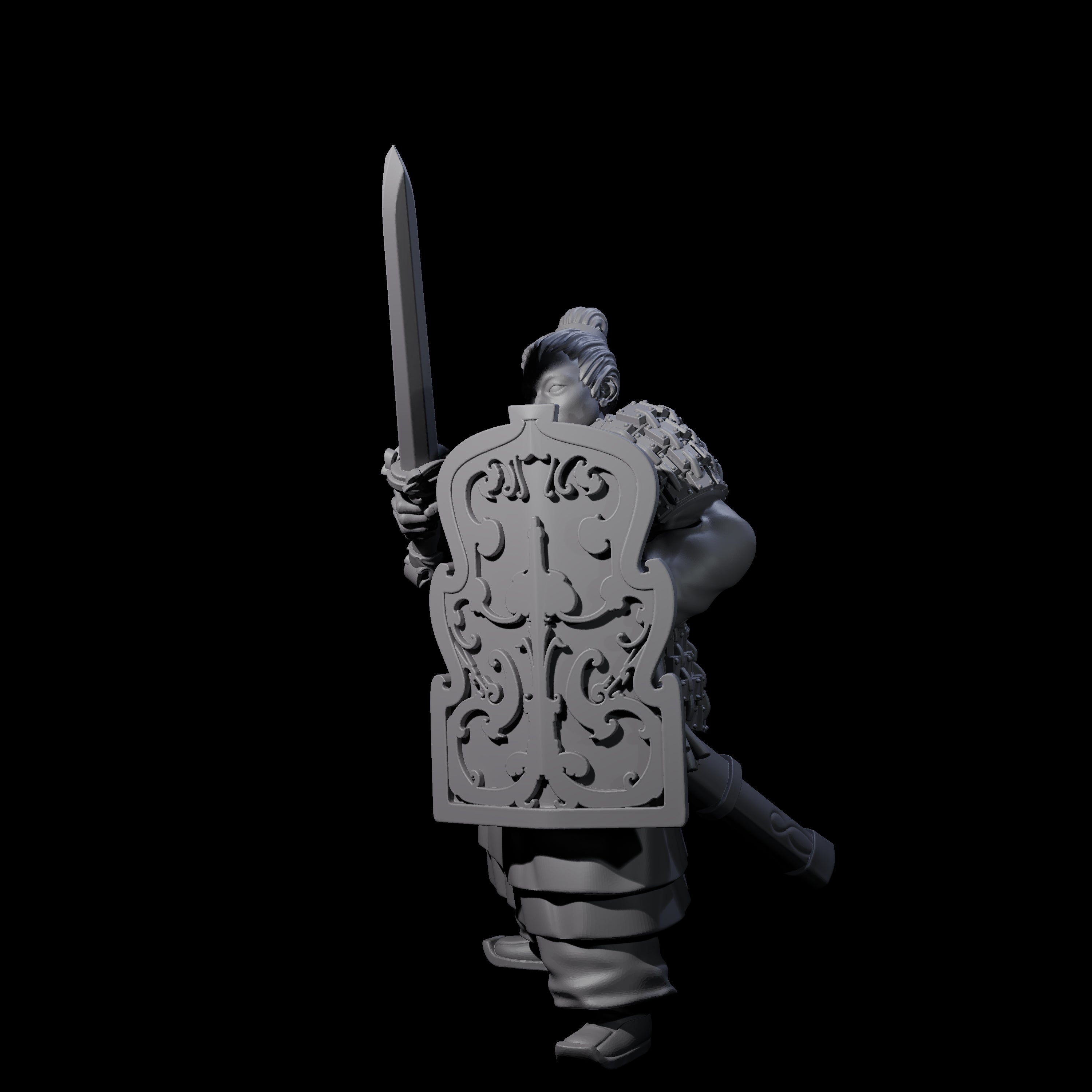 Chinese Terracotta Fierce Terracotta Warrior E Miniature for Dungeons and Dragons, Pathfinder or other TTRPGs