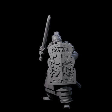 Chinese Terracotta Fierce Terracotta Warrior E Miniature for Dungeons and Dragons, Pathfinder or other TTRPGs