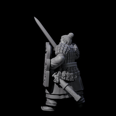 Chinese Terracotta Fierce Terracotta Warrior E Miniature for Dungeons and Dragons, Pathfinder or other TTRPGs
