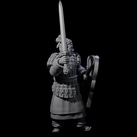 Chinese Terracotta Fierce Terracotta Warrior G Miniature for Dungeons and Dragons, Pathfinder or other TTRPGs