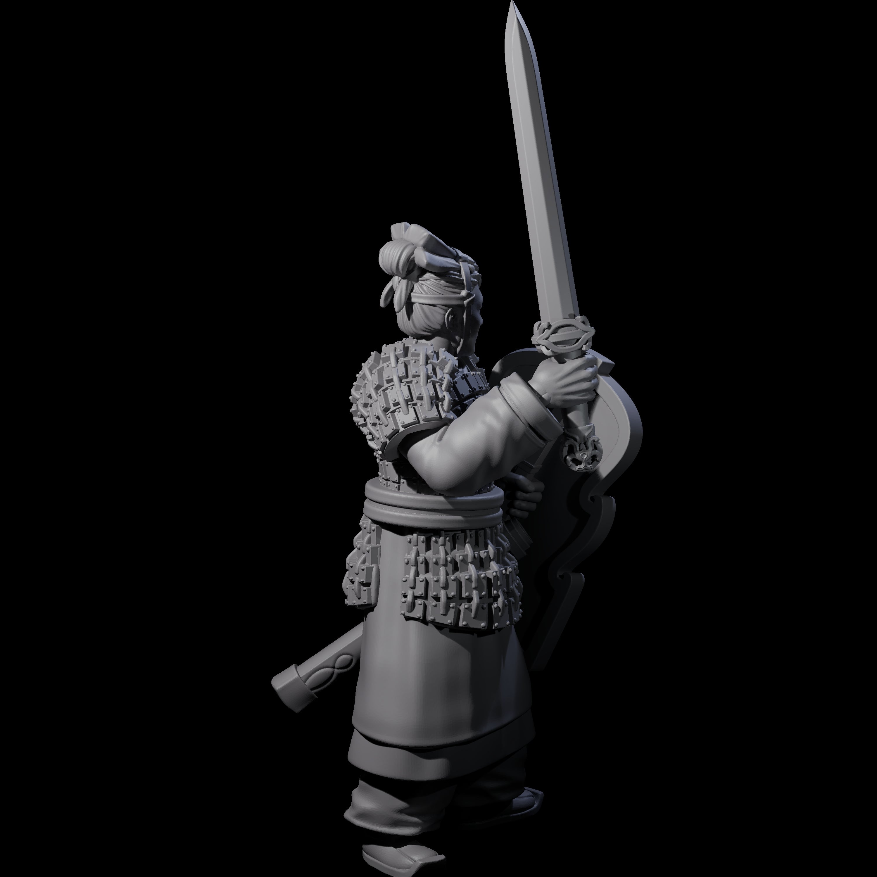 Chinese Terracotta Fierce Terracotta Warrior G Miniature for Dungeons and Dragons, Pathfinder or other TTRPGs