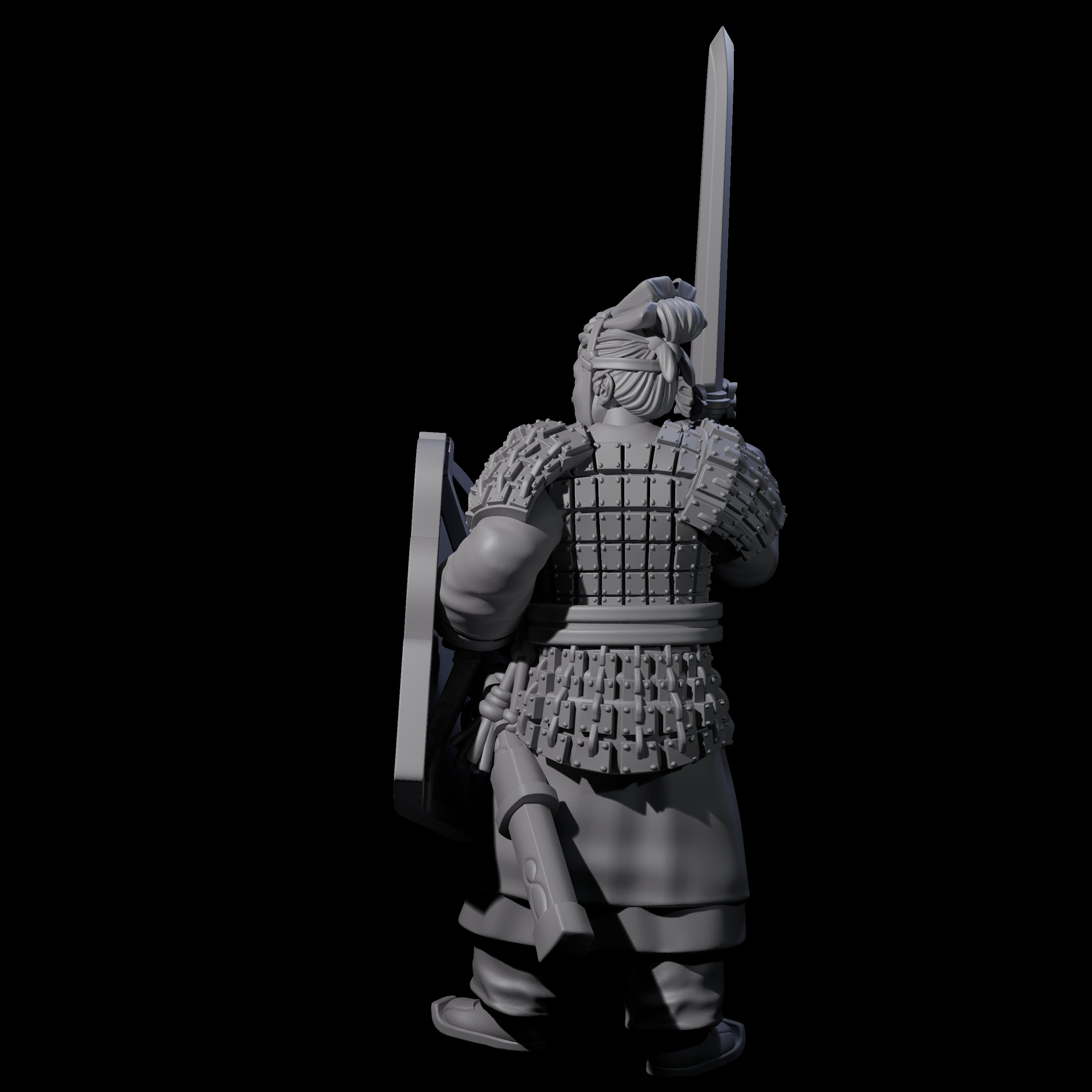 Chinese Terracotta Fierce Terracotta Warrior G Miniature for Dungeons and Dragons, Pathfinder or other TTRPGs