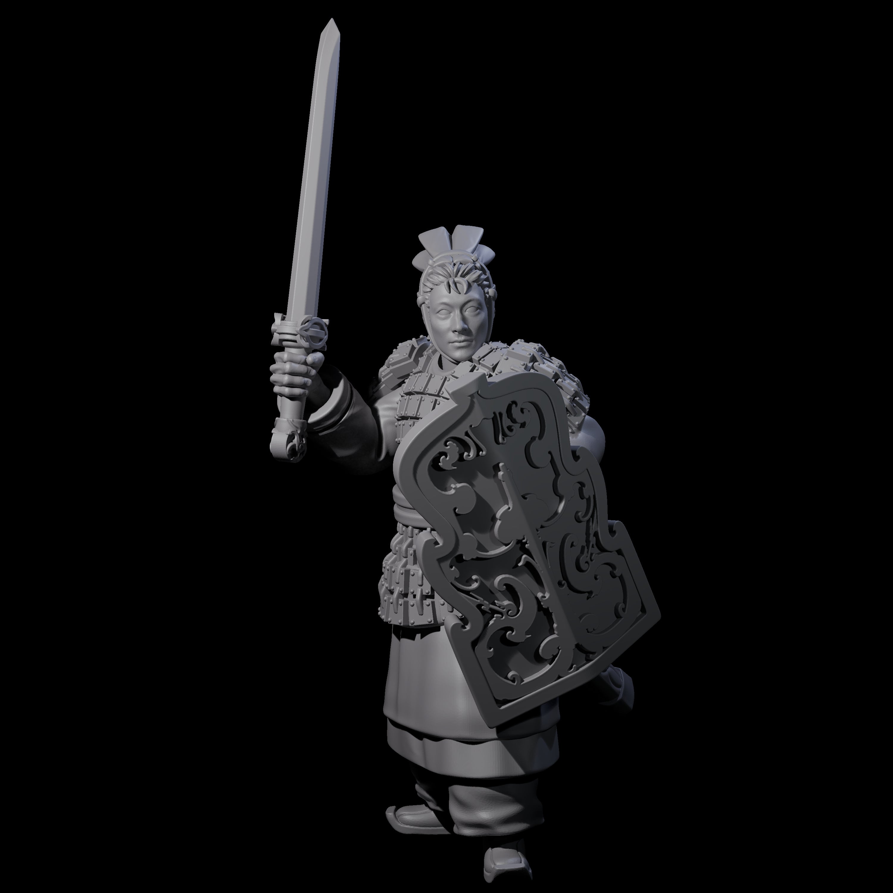 Chinese Terracotta Fierce Terracotta Warrior G Miniature for Dungeons and Dragons, Pathfinder or other TTRPGs