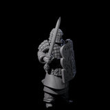 Chinese Terracotta Fierce Terracotta Warrior H Miniature for Dungeons and Dragons, Pathfinder or other TTRPGs