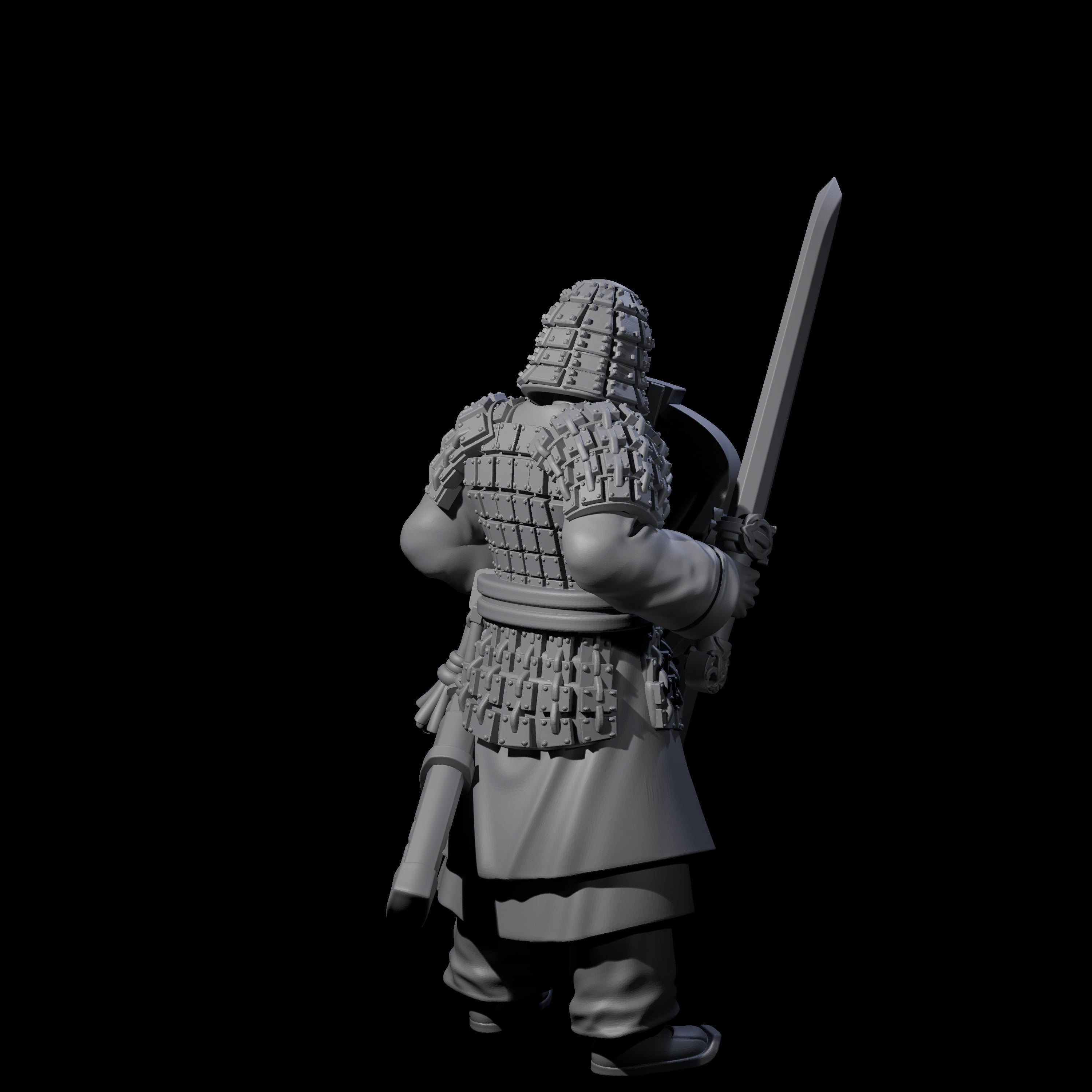 Chinese Terracotta Fierce Terracotta Warrior H Miniature for Dungeons and Dragons, Pathfinder or other TTRPGs