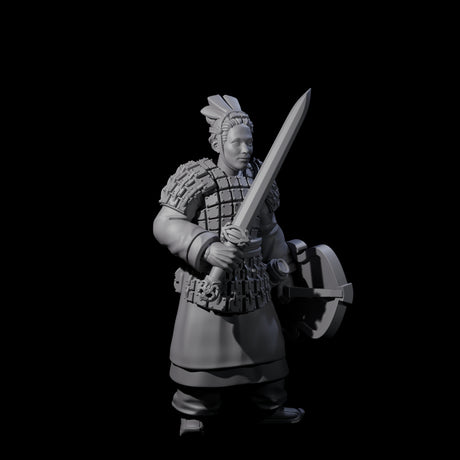 Chinese Terracotta Fierce Terracotta Warrior I Miniature for Dungeons and Dragons, Pathfinder or other TTRPGs