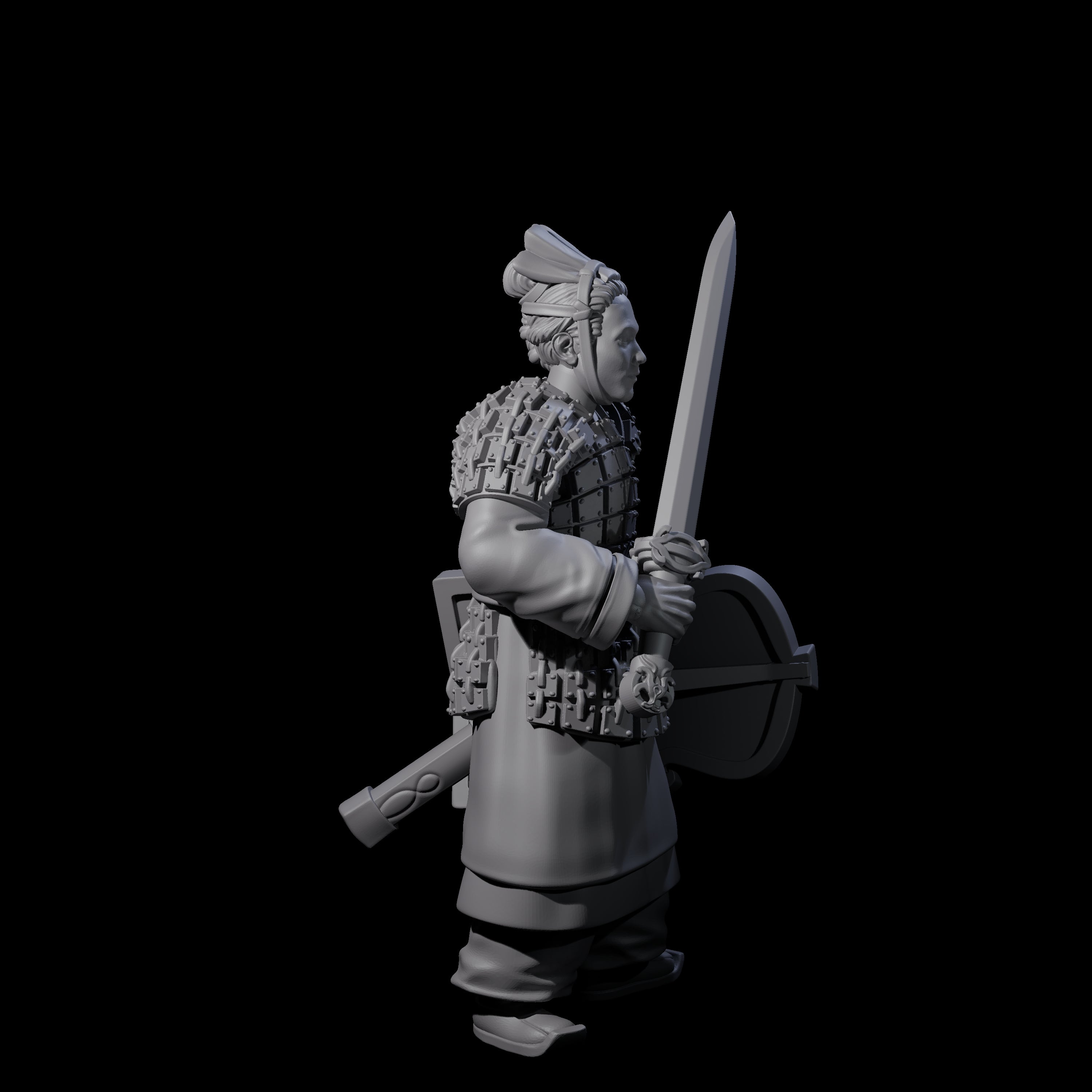 Chinese Terracotta Fierce Terracotta Warrior I Miniature for Dungeons and Dragons, Pathfinder or other TTRPGs