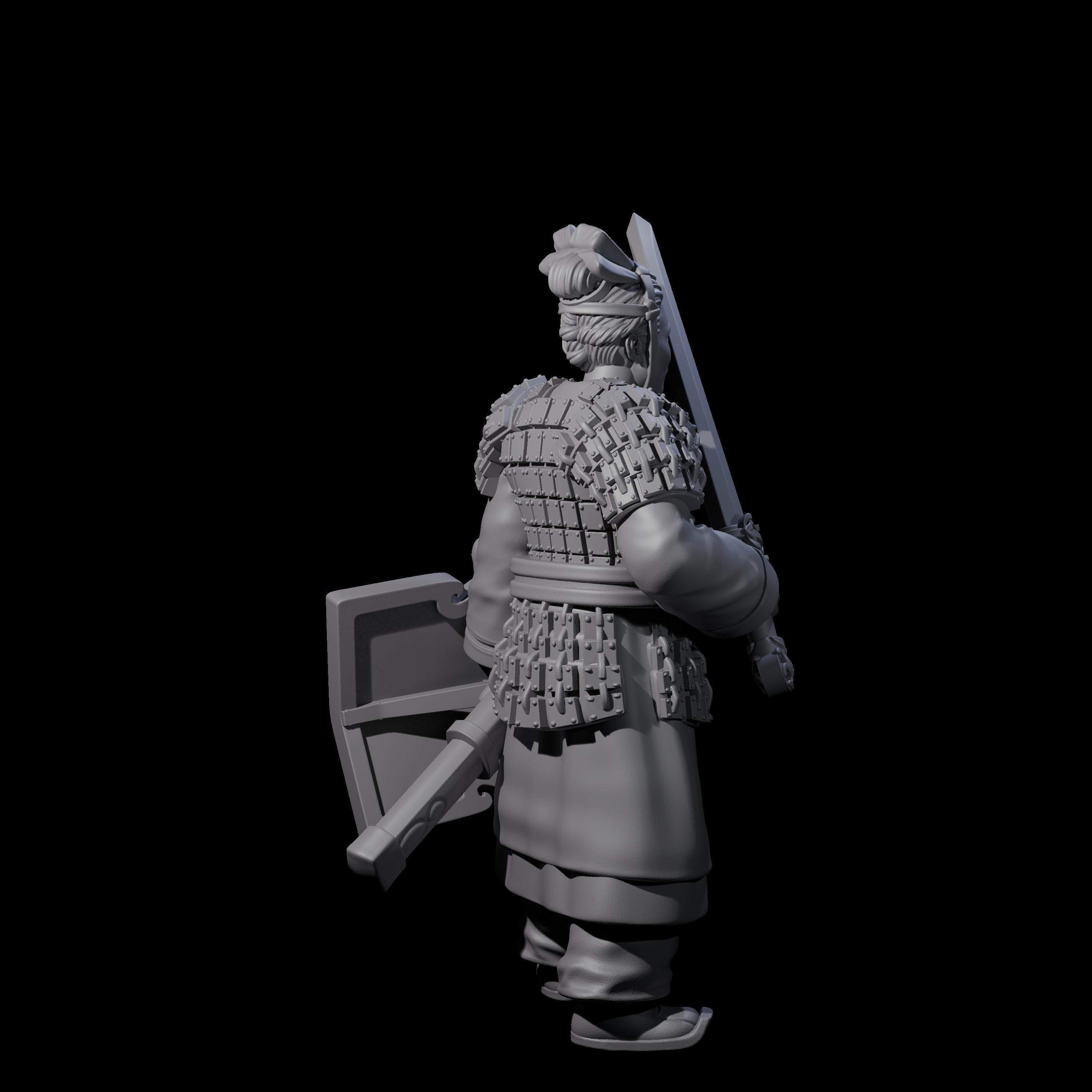 Chinese Terracotta Fierce Terracotta Warrior I Miniature for Dungeons and Dragons, Pathfinder or other TTRPGs