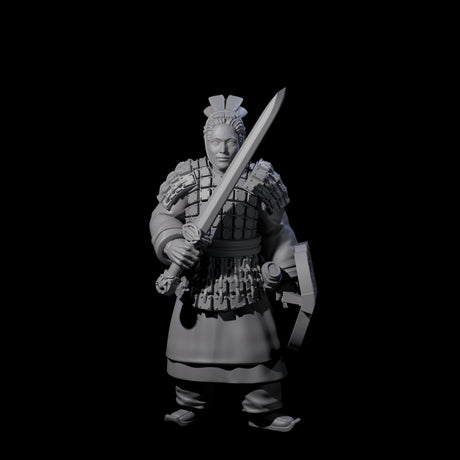 Chinese Terracotta Fierce Terracotta Warrior I Miniature for Dungeons and Dragons, Pathfinder or other TTRPGs