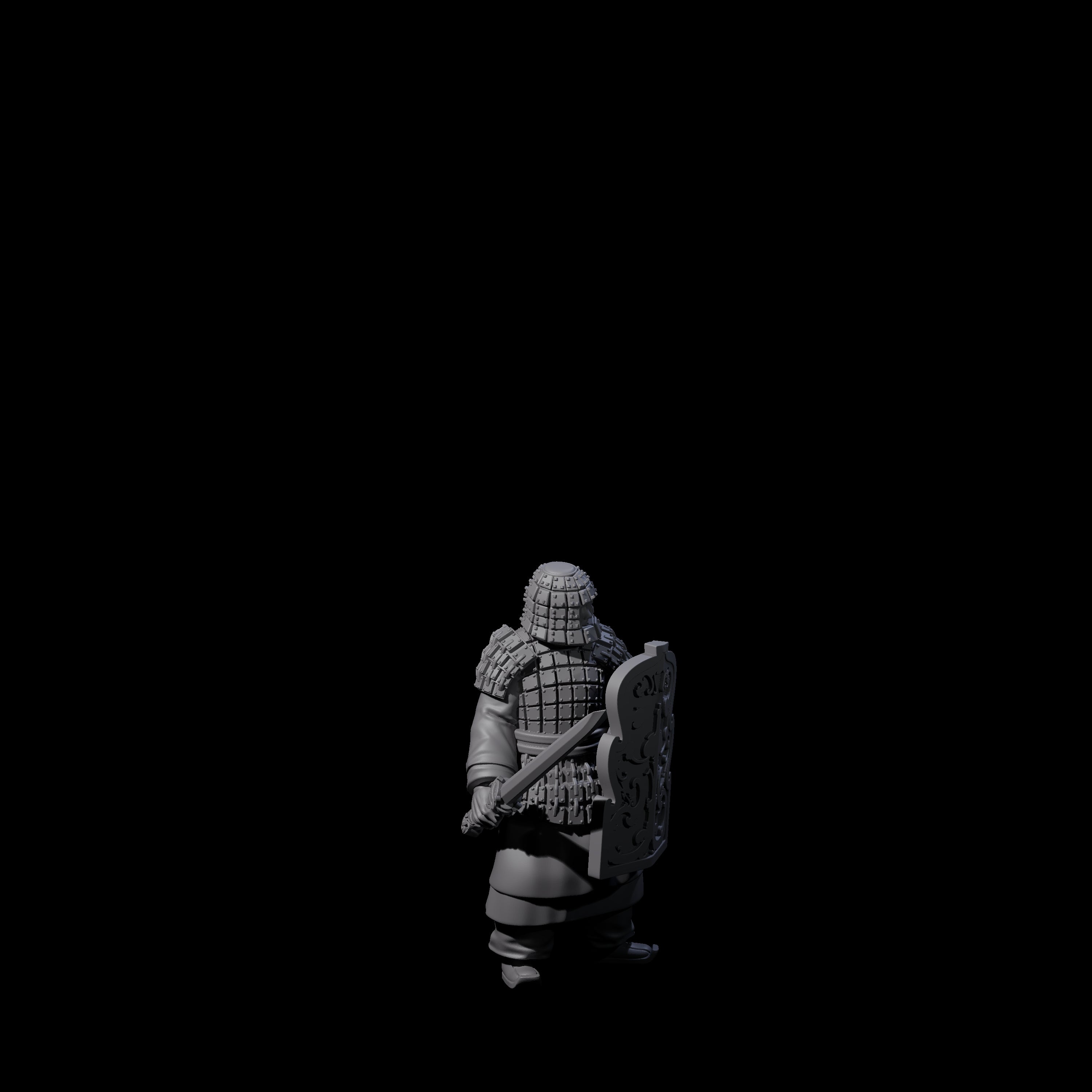 Chinese Terracotta Fierce Terracotta Warrior J Miniature for Dungeons and Dragons, Pathfinder or other TTRPGs