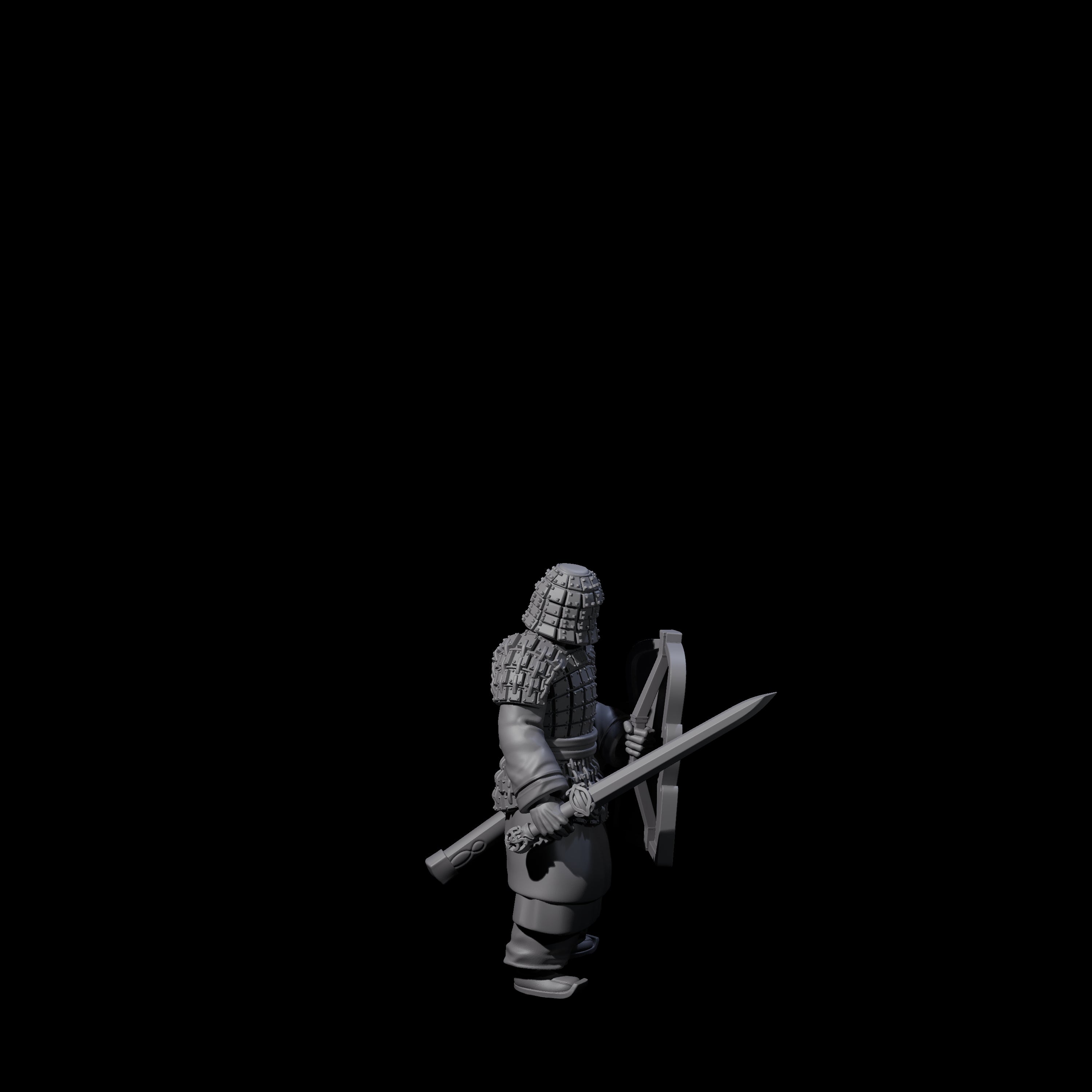 Chinese Terracotta Fierce Terracotta Warrior J Miniature for Dungeons and Dragons, Pathfinder or other TTRPGs
