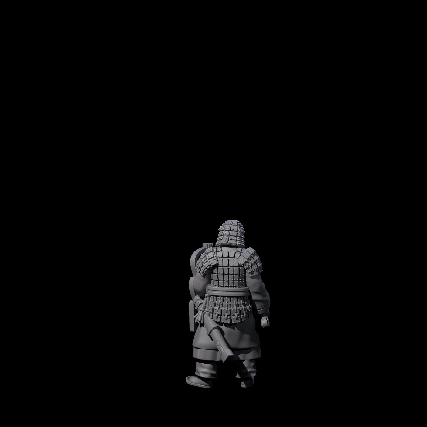 Chinese Terracotta Fierce Terracotta Warrior J Miniature for Dungeons and Dragons, Pathfinder or other TTRPGs
