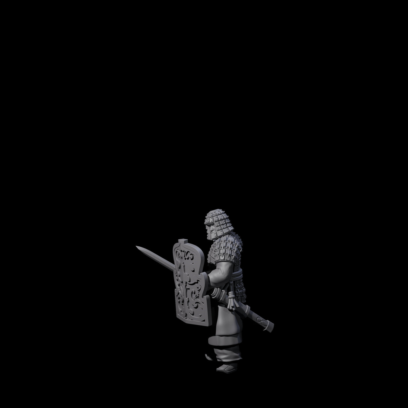 Chinese Terracotta Fierce Terracotta Warrior J Miniature for Dungeons and Dragons, Pathfinder or other TTRPGs