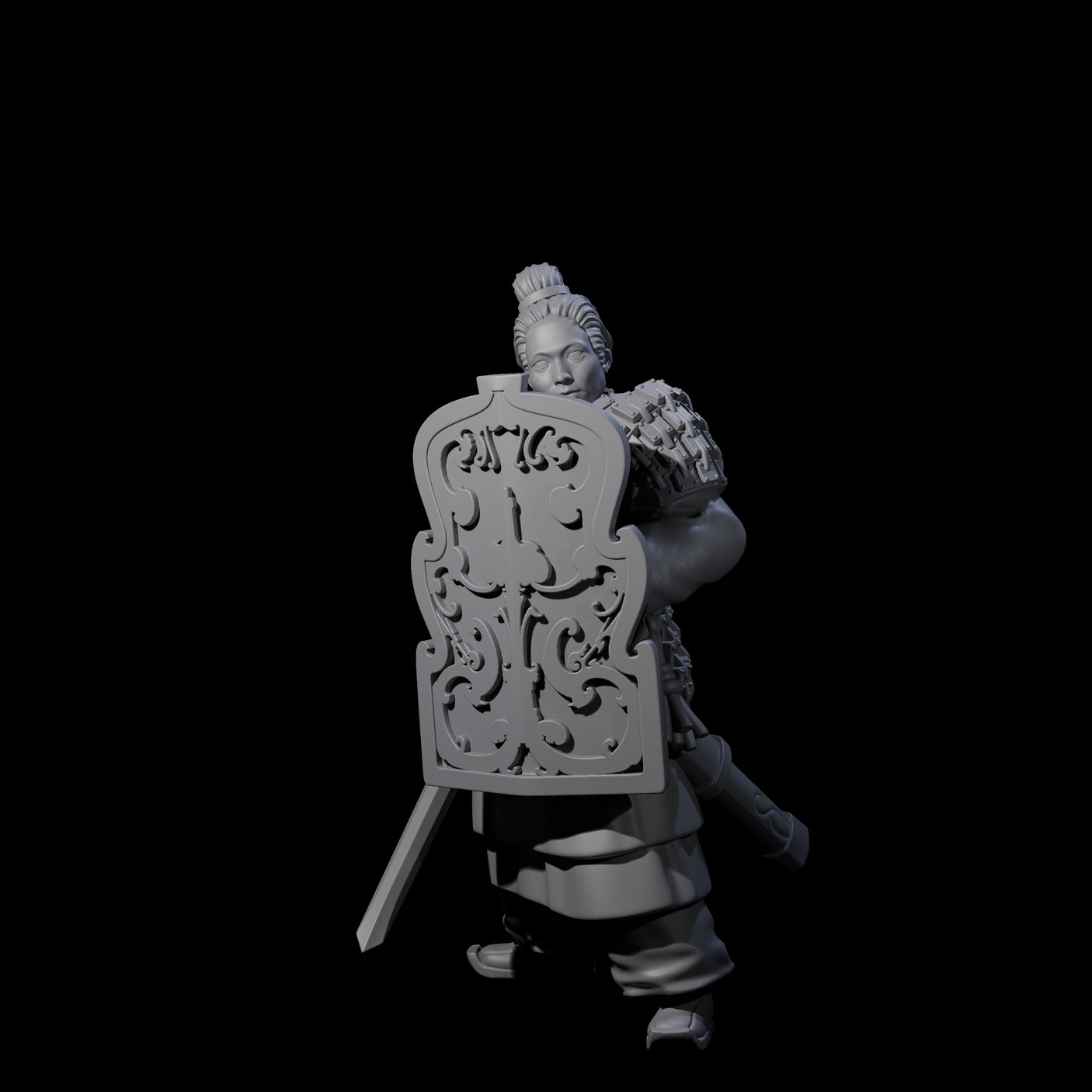 Chinese Terracotta Fierce Terracotta Warriors Miniature for Dungeons and Dragons, Pathfinder or other TTRPGs
