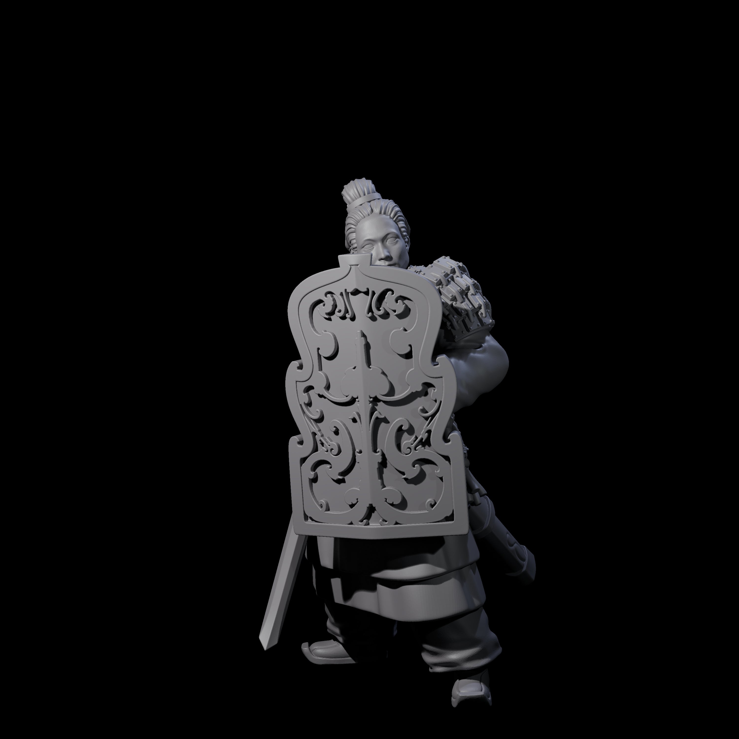 Chinese Terracotta Fierce Terracotta Warriors Miniature for Dungeons and Dragons, Pathfinder or other TTRPGs