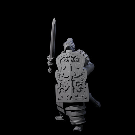 Chinese Terracotta Fierce Terracotta Warriors Miniature for Dungeons and Dragons, Pathfinder or other TTRPGs