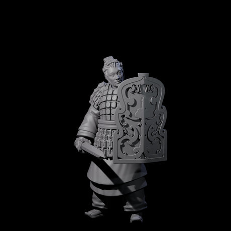 Chinese Terracotta Fierce Terracotta Warriors Miniature for Dungeons and Dragons, Pathfinder or other TTRPGs