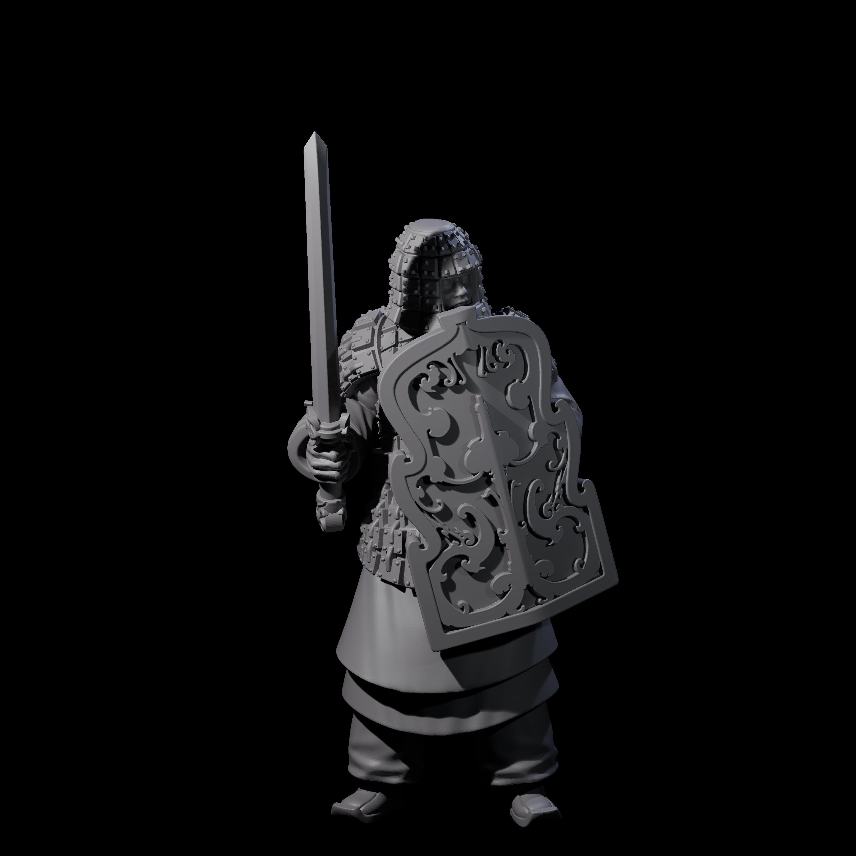 Chinese Terracotta Fierce Terracotta Warriors Miniature for Dungeons and Dragons, Pathfinder or other TTRPGs