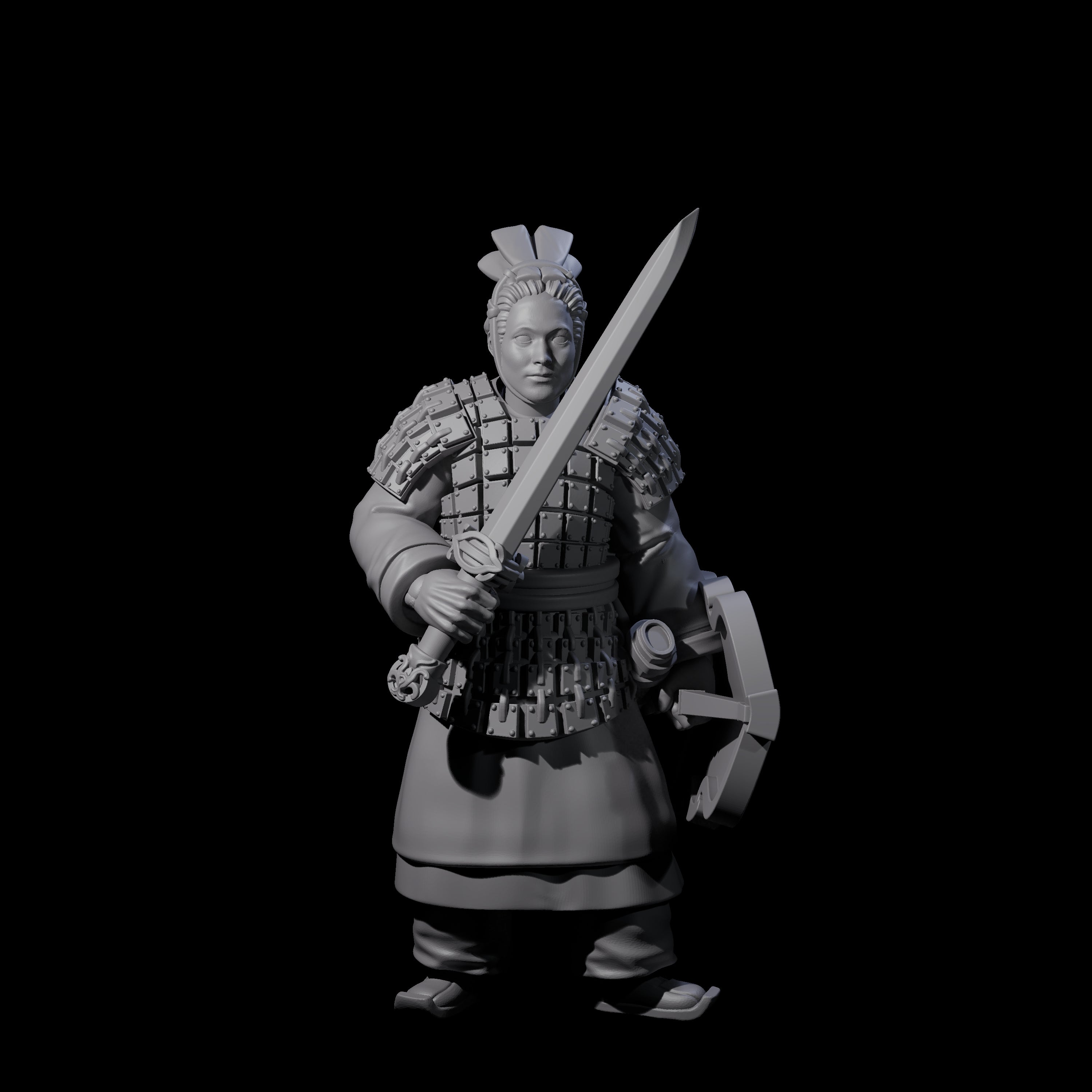 Chinese Terracotta Fierce Terracotta Warriors Miniature for Dungeons and Dragons, Pathfinder or other TTRPGs