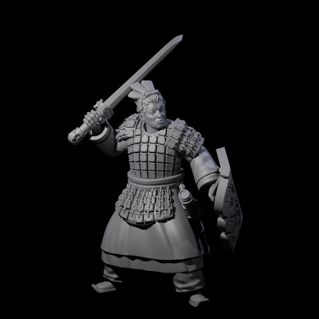 Chinese Terracotta Fierce Terracotta Warriors Miniature for Dungeons and Dragons, Pathfinder or other TTRPGs
