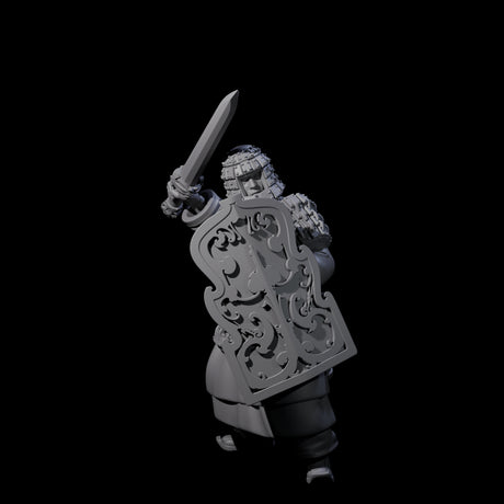 Chinese Terracotta Fierce Terracotta Warriors Miniature for Dungeons and Dragons, Pathfinder or other TTRPGs