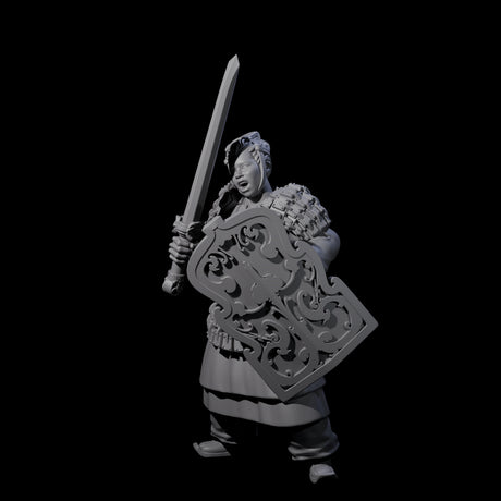 Chinese Terracotta Fierce Terracotta Warriors Miniature for Dungeons and Dragons, Pathfinder or other TTRPGs